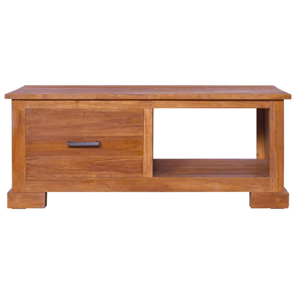 vidaXL Έπιπλο Τηλεόρασης 90 x 50 x 37 εκ. από Μασίφ Ξύλο Teak