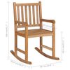 vidaXL Καρέκλα Κουνιστή από Μασίφ Ξύλο Teak