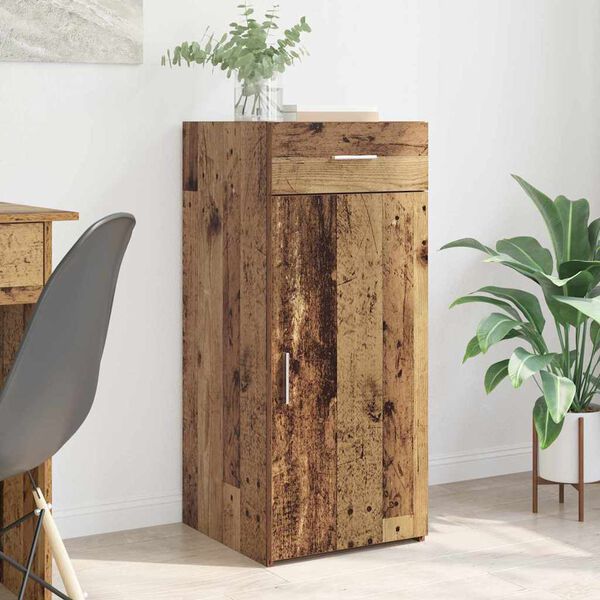vidaXL Πλαϊνό γραφείο με συρτάρι artisan δρυς 42,5 x 40 x 93 εκ.