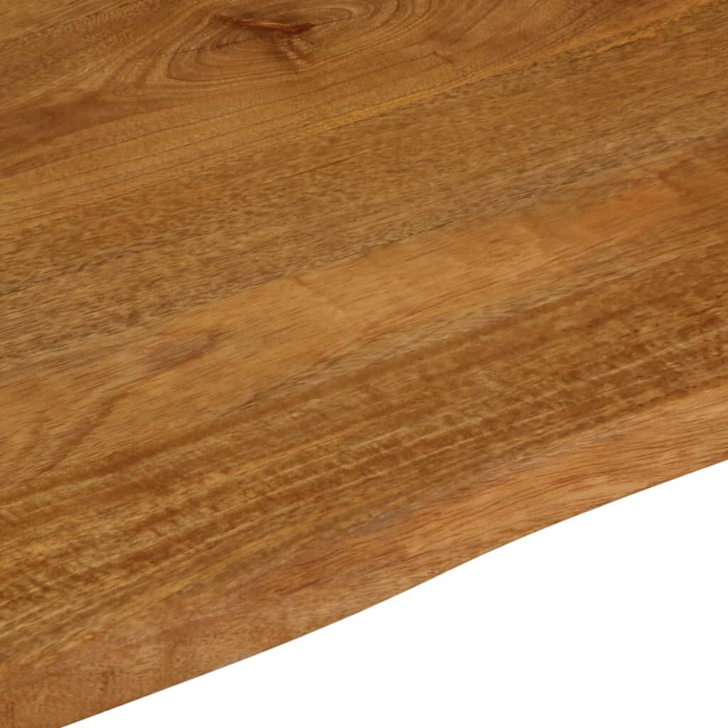 vidaXL Επιφάνεια Τραπεζιού 110x80x2,5 εκ. Live Edge Μασίφ Ξύλο Μάνγκο