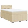 vidaXL &Kappa;&rho;&epsilon;&beta;ά&tau;&iota; Boxspring &mu;&epsilon; &Sigma;&tau;&rho;ώ&mu;&alpha; &Kappa;&rho;&epsilon;&mu; 120x200 &epsilon;&kappa;. &Upsilon;&phi;&alpha;&sigma;&mu;ά&tau;&iota;&nu;&omicron;