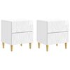 vidaXL &Kappa;&omicron;&mu;&omicron;&delta;ί&nu;&omicron; 2 pcs &Gamma;&upsilon;&alpha;&lambda;&iota;&sigma;&tau;&epsilon;&rho;ό &Lambda;&epsilon;&upsilon;&kappa;ό 43 x 34,5 x 48 &epsilon;&kappa;