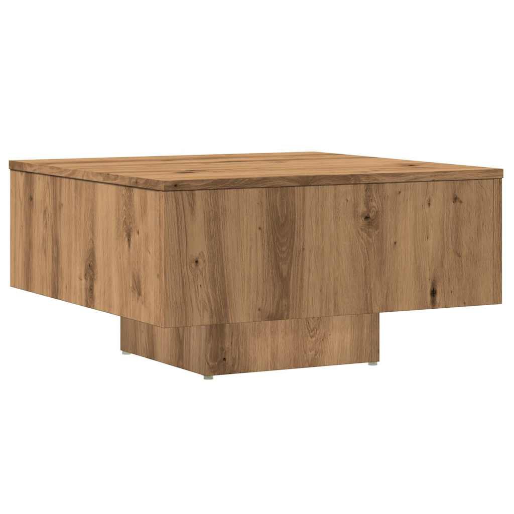 vidaXL Τραπεζάκι Σαλονιού Αρτισιανή Δρυς 60x60x31,5εκ Επεξεργασμ. Ξύλο