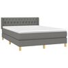 vidaXL &Kappa;&rho;&epsilon;&beta;ά&tau;&iota; Boxspring &mu;&epsilon; &Sigma;&tau;&rho;ώ&mu;&alpha; &Sigma;&kappa;&omicron;ύ&rho;&omicron; &Gamma;&kappa;&rho;&iota; 140x200 &epsilon;&kappa; &Upsilon;&phi;&alpha;&sigma;&mu;ά&tau;&iota;&nu;&omicron;