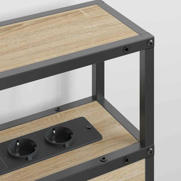 vidaXL &Kappa;&epsilon;&phi;&alpha;&lambda;ά&rho;&iota; &Alpha;&pi;&omicron;&theta;ή&kappa;&eta;&sigmaf; &mu;&epsilon; &rho;ά&phi;&iota; Sonoma &Delta;&rho;&upsilon;&sigmaf; 150 cm &Epsilon;&pi;&epsilon;&xi;&epsilon;&rho;&gamma;&alpha;&sigma;&mu;έ&nu;&omicron; &xi;ύ&lambda;&omicron;