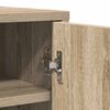 vidaXL Παπουτσοθήκη Sonoma Δρυς 60 x 35 x 92 εκ. από Επεξ. Ξύλο