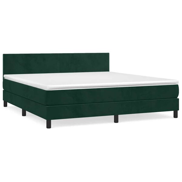 vidaXL &Kappa;&rho;&epsilon;&beta;ά&tau;&iota; Boxspring &mu;&epsilon; &Sigma;&tau;&rho;ώ&mu;&alpha; &Sigma;&kappa;&omicron;ύ&rho;&omicron; &Pi;&rho;ά&sigma;&iota;&nu;&omicron; 180x200&epsilon;&kappa;. &Beta;&epsilon;&lambda;&omicron;ύ&delta;&iota;&nu;&omicron;