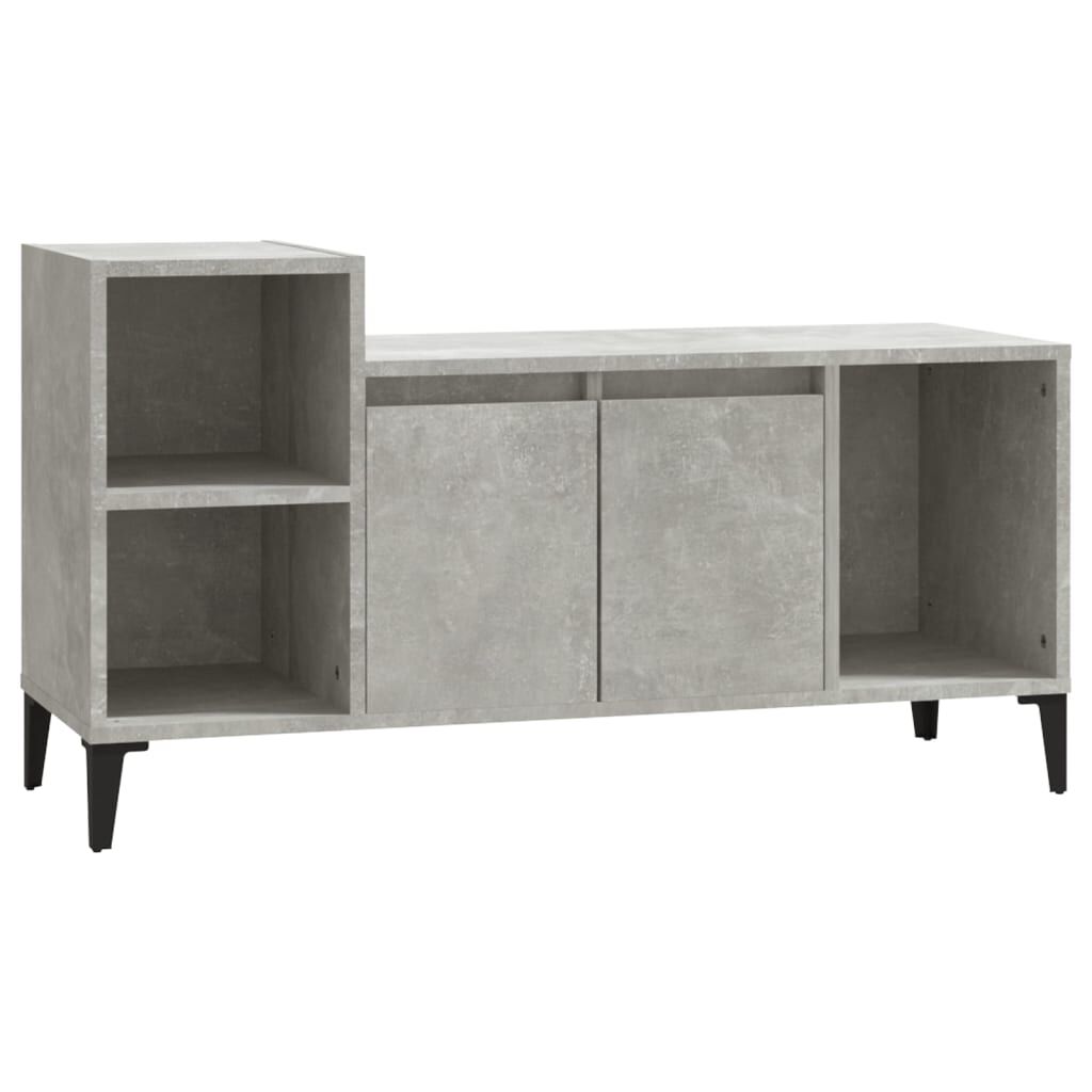 vidaXL Έπιπλο Τηλεόρασης Γκρι Σκυρ. 100x35x55 εκ. Επεξ. Ξύλο