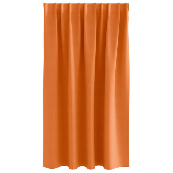 vidaXL Κουρτίνες 2 pcs Φωτεινό Πορτοκάλι 140 x 140 cm Πολυεστέρας