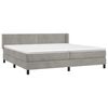 vidaXL &Kappa;&rho;&epsilon;&beta;ά&tau;&iota; Boxspring &mu;&epsilon; &Sigma;&tau;&rho;ώ&mu;&alpha; &Alpha;&nu;&omicron;&iota;&chi;&tau;ό &Gamma;&kappa;&rho;&iota; 200x200 &epsilon;&kappa;. &Beta;&epsilon;&lambda;&omicron;ύ&delta;&iota;&nu;&omicron;