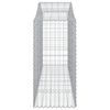 vidaXL Συρματοκιβώτια Τοξωτά 5 τεμ. 200x50x100/120 εκ. Γαλβαν. Ατσάλι