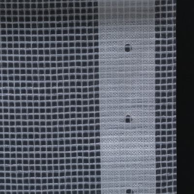 vidaXL Μουσαμάς με Ύφανση Leno Λευκός 1,5 x 20 μ. 260 γρ./μ²