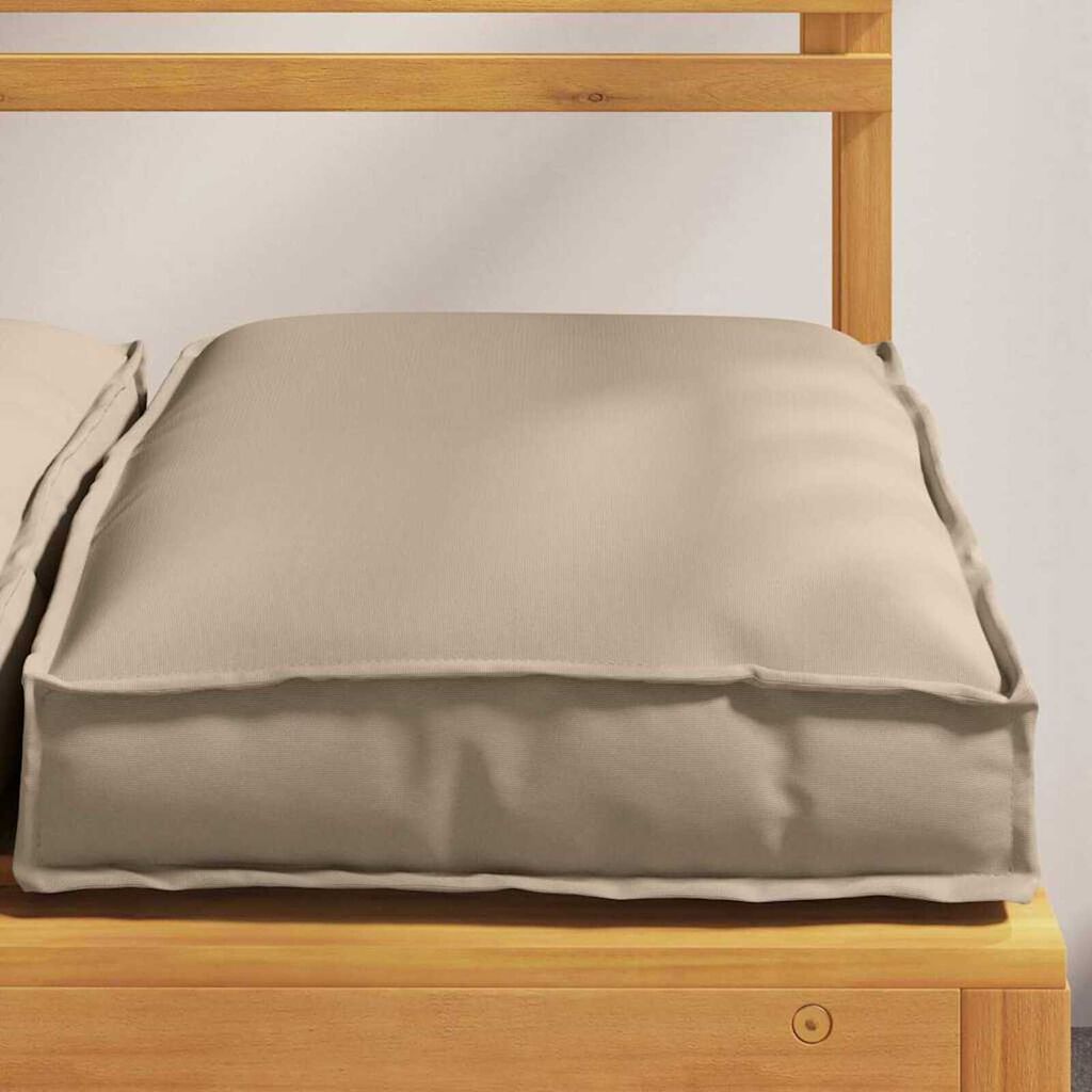 vidaXL Μαξιλάρι παλέτας για κάθισμα 4 pcs Taupe 40 x 40 x 8 εκ.