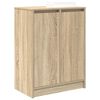 vidaXL Παπουτσοθήκη Sonoma Δρυς 57x34x76 εκ. από Επεξεργασμένο Ξύλο