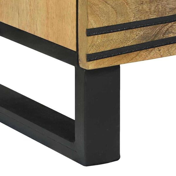 vidaXL Παραδοσιακά Πλευρικά Έπιπλα 2 pcs Καφέ 60 x 33.5 x 75 εκ.