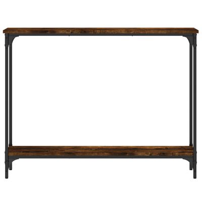 vidaXL Τραπέζι Κονσόλα Καπνιστή Δρυς 100x22,5x75 εκ. Επεξεργ. Ξύλο