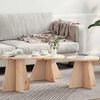 vidaXL Τραπεζάκι σαλονιού 3 pcs Φυσικό 49 x 49 x 30 εκ.