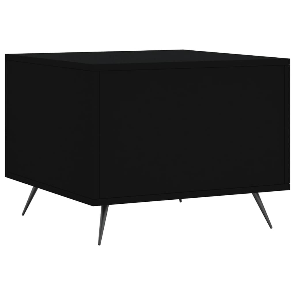 vidaXL Τραπεζάκια Σαλονιού 2 τεμ. Μαύρα 50x50x40 εκ. Επεξεργ. Ξύλο