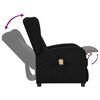vidaXL Πολυθρόνα Μασάζ με Ανύψωση Μαύρη Υφασμάτινη