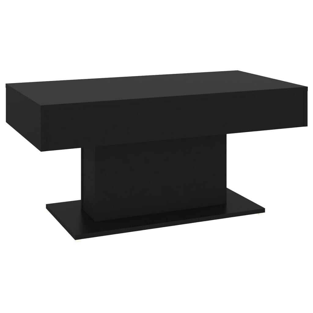 vidaXL Τραπεζάκι Σαλονιού Μαύρο 96 x 50 x 45 εκ. από Επεξ. Ξύλο