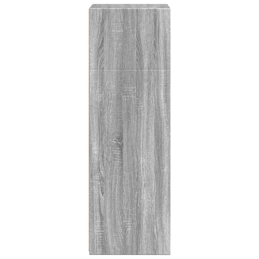 vidaXL Ντουλάπι Γκρι Sonoma 50x41x124 εκ. από Επεξεργασμένο Ξύλο
