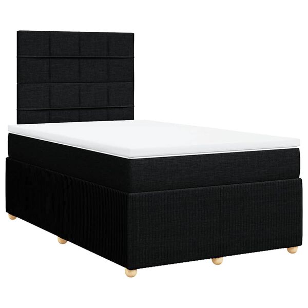 vidaXL &Kappa;&rho;&epsilon;&beta;ά&tau;&iota; Boxspring &mu;&epsilon; &Sigma;&tau;&rho;ώ&mu;&alpha; &Mu;&alpha;ύ&rho;&omicron; 120x200 &epsilon;&kappa;. &Upsilon;&phi;&alpha;&sigma;&mu;ά&tau;&iota;&nu;&omicron;