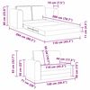 vidaXL Κρεβάτι καναπές Σκούρο γκρι 148 x 71 x 83 εκ. Βελούδο