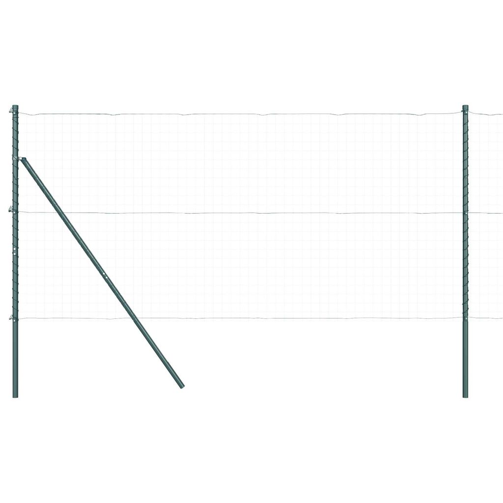 vidaXL Στύλος Περιφράξεων 26 pcs Πράσινο 3.2 x 3.2 x 170 εκ Ατσάλι