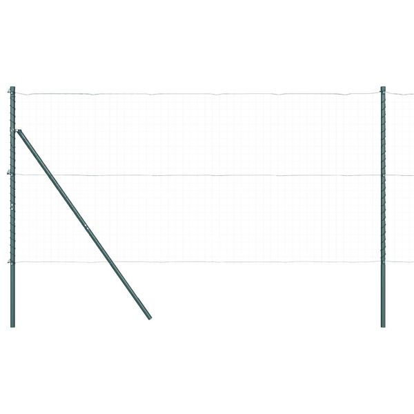vidaXL Στύλος Περιφράξεων 26 pcs Πράσινο 3.2 x 3.2 x 170 εκ Ατσάλι