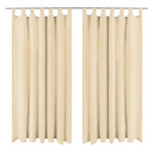 vidaXL &Kappa;&omicron;&upsilon;&rho;&tau;ί&nu;&epsilon;&sigmaf; &mu;&epsilon; &Theta;&eta;&lambda;&iota;έ&sigmaf; 2 &tau;&epsilon;&mu;. &Mu;&pi;&epsilon;&zeta; 140 x 225 &epsilon;&kappa;. &alpha;&pi;ό Microsatin