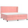vidaXL &Kappa;&rho;&epsilon;&beta;ά&tau;&iota; Boxspring &mu;&epsilon; &Sigma;&tau;&rho;ώ&mu;&alpha; &Rho;&omicron;&zeta; 200x200 &epsilon;&kappa;. &Beta;&epsilon;&lambda;&omicron;ύ&delta;&iota;&nu;&omicron;