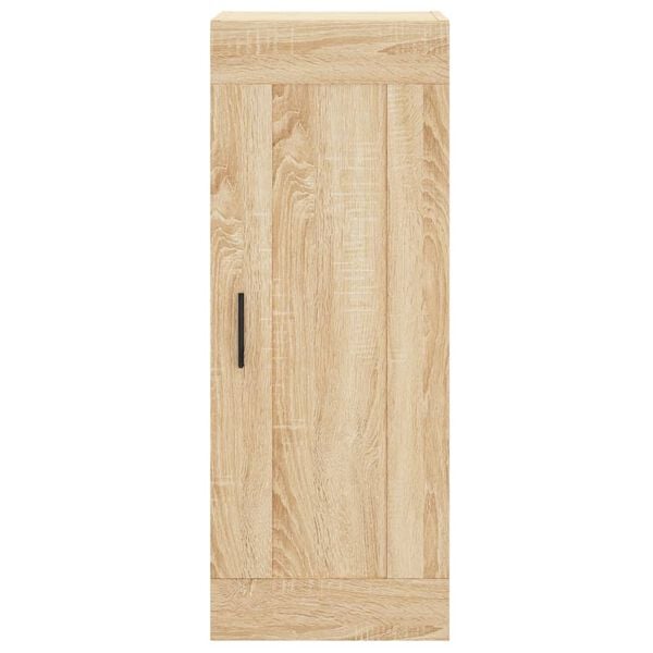 vidaXL Μπουφές Sonoma δρυς 34,5 x 34 x 180 εκ. από Επεξεργασμένο Ξύλο