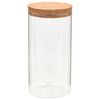vidaXL Βάζα 6 τεμ. 1100 ml Γυάλινα με Καπάκι από Φελλό