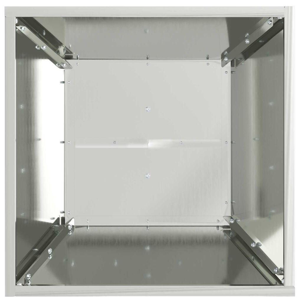 vidaXL Σετ Βάσης Φυτών Ανοξείδωτο ατσάλι 40 x 40 x 101 εκ.