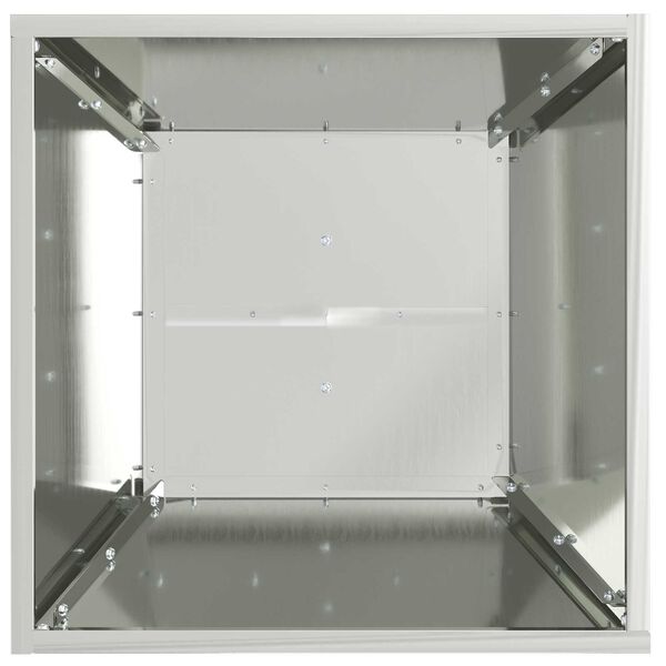 vidaXL Σετ Βάσης Φυτών Ανοξείδωτο ατσάλι 40 x 40 x 101 εκ.