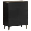 vidaXL Sideboard ανοιχτό γκρι 60x33,5x75 cm μασίφ ξύλο Mango