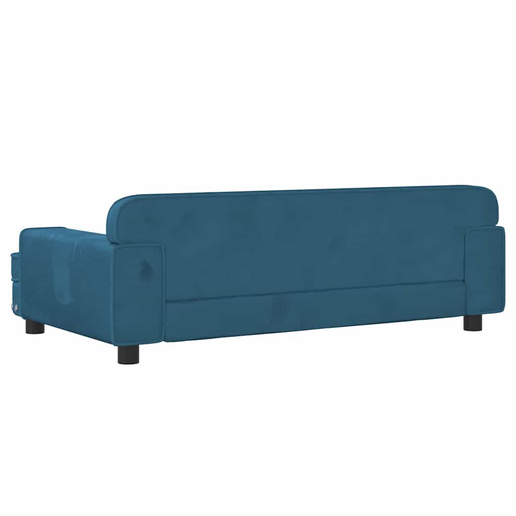 vidaXL Κρεβάτι Σκύλου Σκούρο Γκρι 90 x 53 x 30 εκ. Βελούδινο