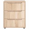 vidaXL Sideboard VISNES Δρυς Sonoma 60x40x73 cm Ξύλο μηχανής