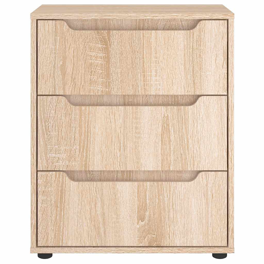 vidaXL Sideboard VISNES Δρυς Sonoma 60x40x73 cm Ξύλο μηχανής