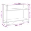 vidaXL Τραπέζι Κονσόλα Sonoma Δρυς 100x35x74,5 εκ. Επεξεργασμένο Ξύλο
