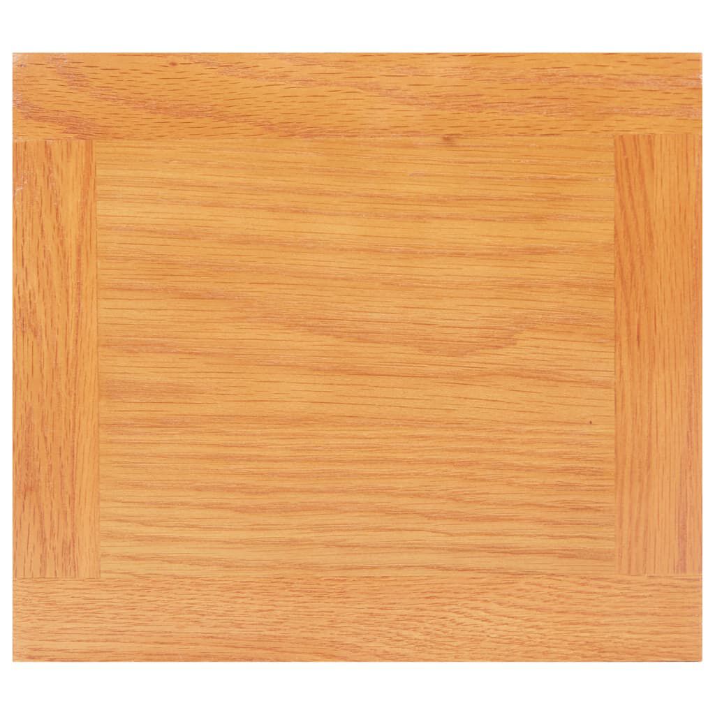 vidaXL Τραπέζι Βοηθητικό 27 x 24 x 55 εκ. από Μασίφ Ξύλο Δρυός