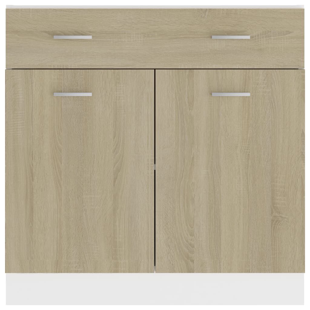 vidaXL Ντουλάπι με Συρτάρι Sonoma Δρυς 80x46x81,5 εκ. Επεξ. Ξύλο