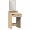 vidaXL Κομμό Υπνοδωματίου με συρτάρι Δρύς Sonoma 50 x 41 x 140 εκ.