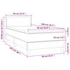 vidaXL &Kappa;&rho;&epsilon;&beta;ά&tau;&iota; Boxspring &mu;&epsilon; &Sigma;&tau;&rho;ώ&mu;&alpha; & LED &Sigma;&kappa;. &Pi;&rho;ά&sigma;&iota;&nu;&omicron; 90x200 &epsilon;&kappa; &Beta;&epsilon;&lambda;&omicron;ύ&delta;&omicron;