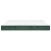 vidaXL Στρώμα με Pocket Springs Σκούρο Πράσινο180x200x20 εκ. Βελούδινο