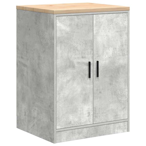 vidaXL ντουλάπι αποθήκευσης γκαράζ 60x51x85 εκ μασίφ ξύλο πεύκο
