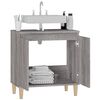 vidaXL Ντουλάπι Νιπτήρα Grey Sonoma 58 x 33 x 60 εκ. Επεξεργ. Ξύλο