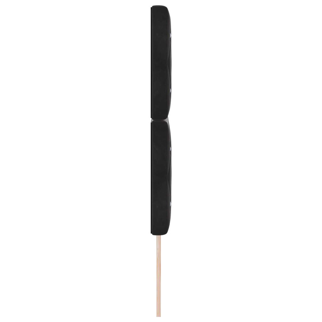 vidaXL LED Κεφαλάρι Μαύρο 72 cm σε Βελούδο