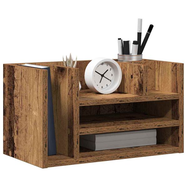 vidaXL Οργανωτής Γραφείου artisan δρυς 44.5 x 24 x 25 εκ