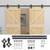 vidaXL &Sigma;&upsilon;&rho;ό&mu;&epsilon;&nu;&eta; &Pi;ό&rho;&tau;&alpha; 2 &tau;&mu;&chi;. 80 x 210 cm &Mu;&alpha;&sigma;ί&phi; &Xi;ύ&lambda;&omicron; &Pi;&epsilon;ύ&kappa;&omicron;&upsilon;